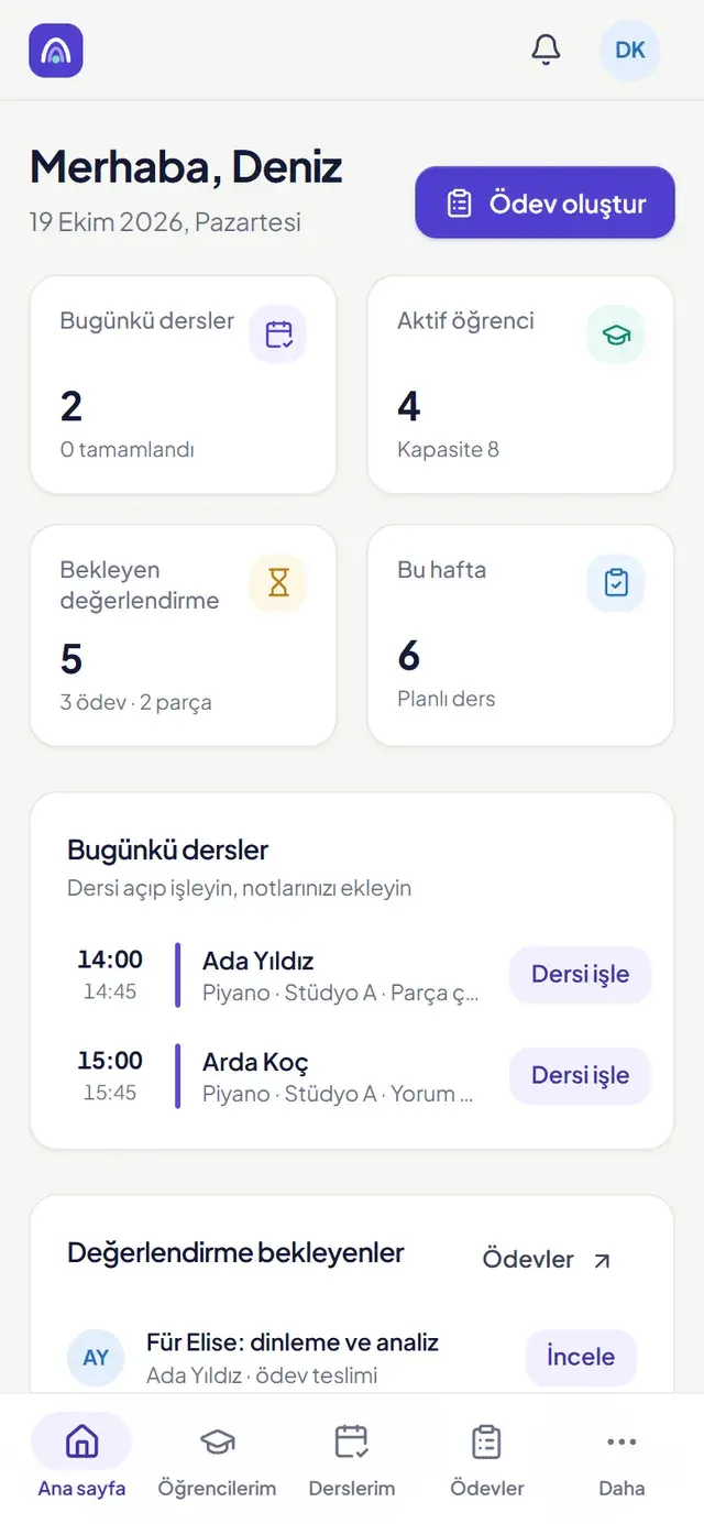 Öğretmen mobil