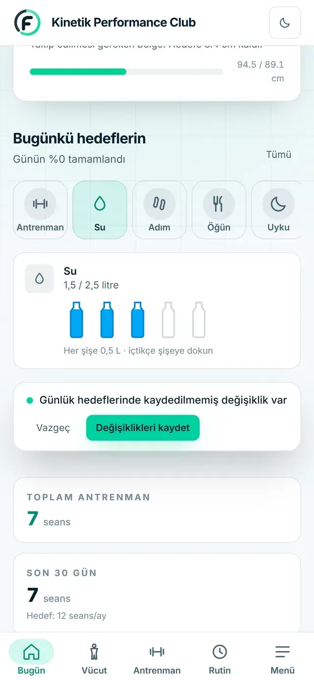 Günlük hedefler